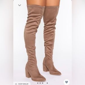 Brand new FN knee high boots